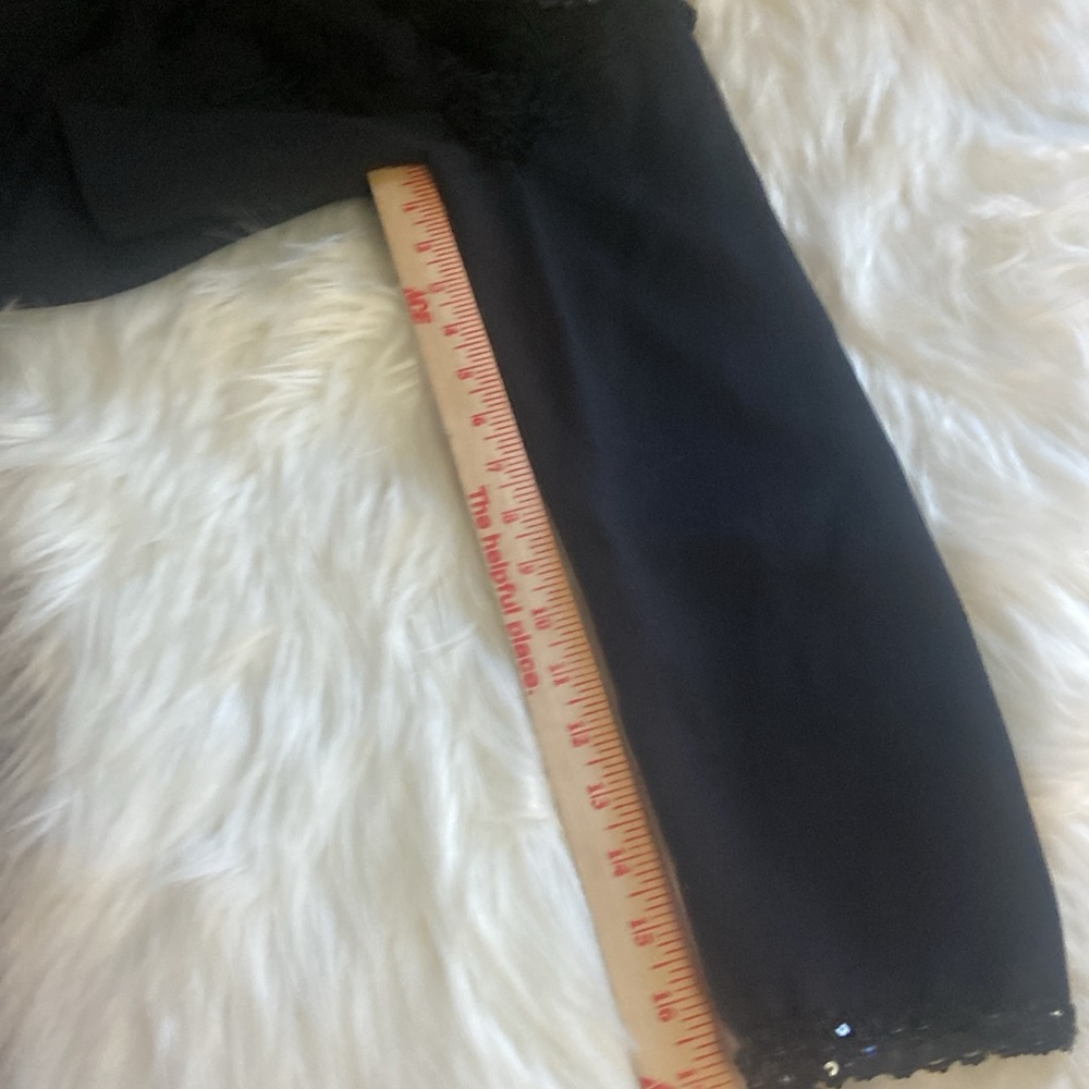 Pantagis Sz 8 Chic Black Fringe Sequin Short Women’s Jacket - Picture 11 of 11